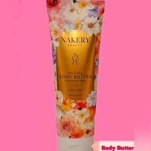 Nakery Beauty SUMMER PETALS Skin Toning Body Butter 10oz NEW Retail $44
